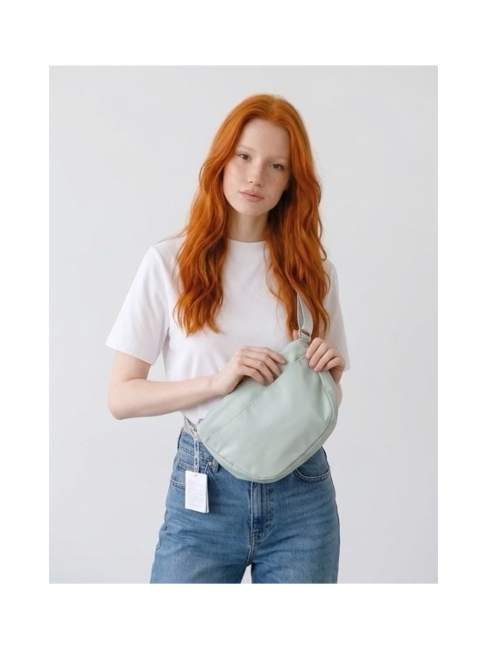 lululemon athletica Light water Gray Crossbody Sling Bag - Picture 2 of 3